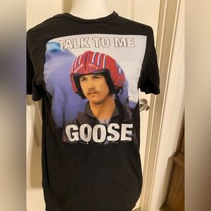 Top Gun- Talk to me Goose Graphic Tee-Size M